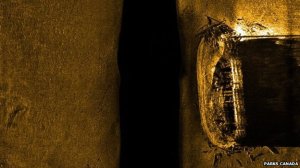 Sonar images clearly show one of Franklin's ships on the sea floor in northern Canada