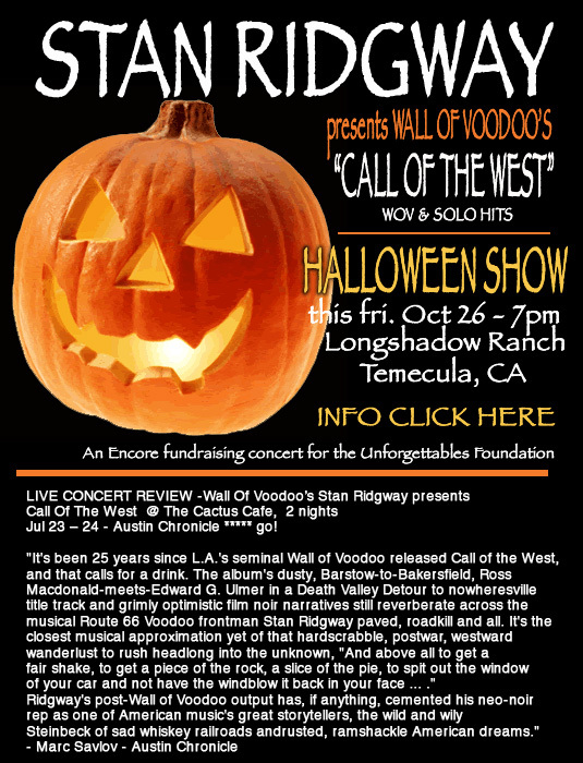 Stan Ridgway - Wall of Voodoo