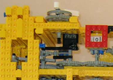 LEGO difference engine detail