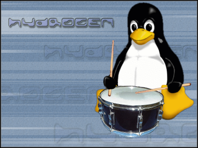 penguin drumming
