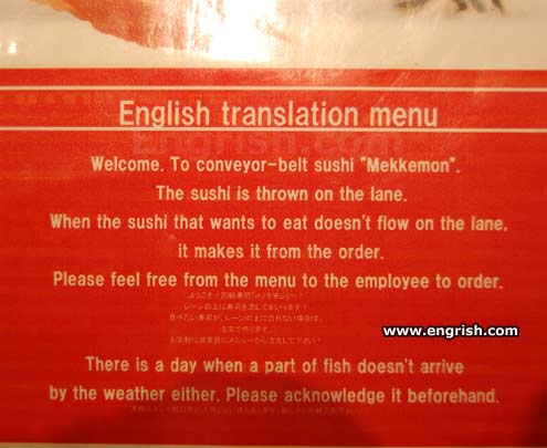 sushi that wants to eat