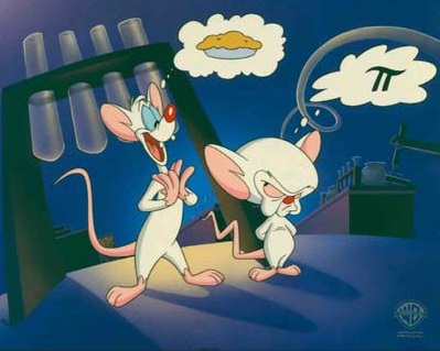 Pinky and the Brain: &pi vs. pie