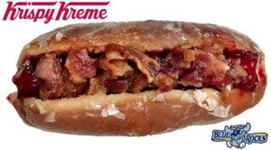 The Krispy Kreme Bacon Donut Dog