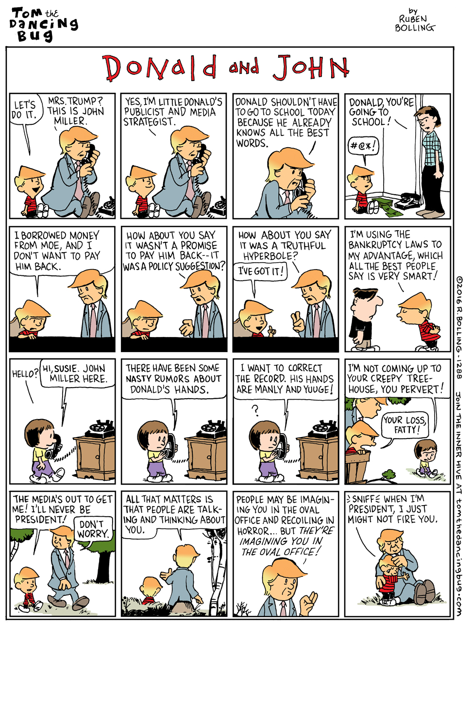 Donald Trump and John Miller