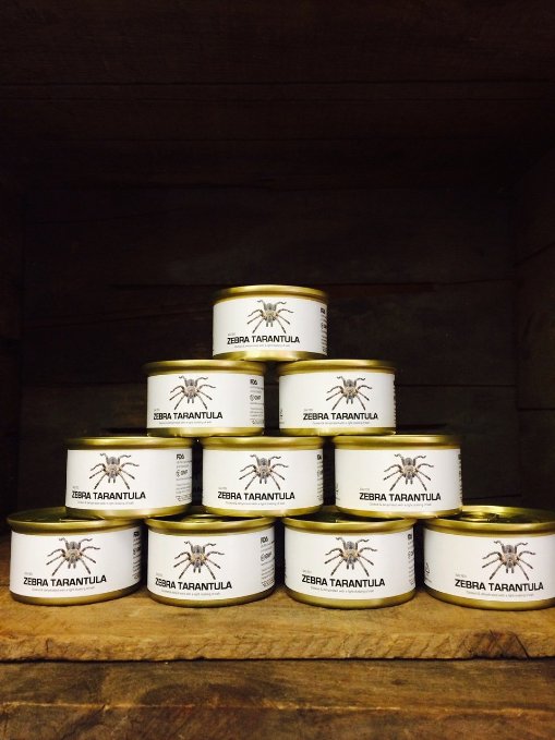 Edible Dehydrated Zebra Tarantula