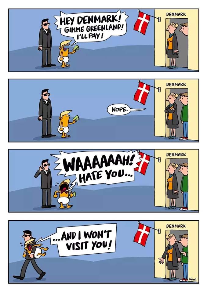 Trump tries to buy Greenland