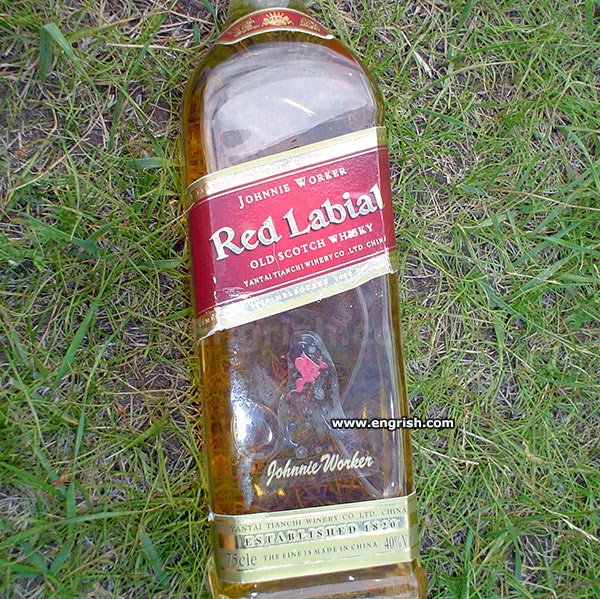 Johnnie Worker Red Labial Scotch