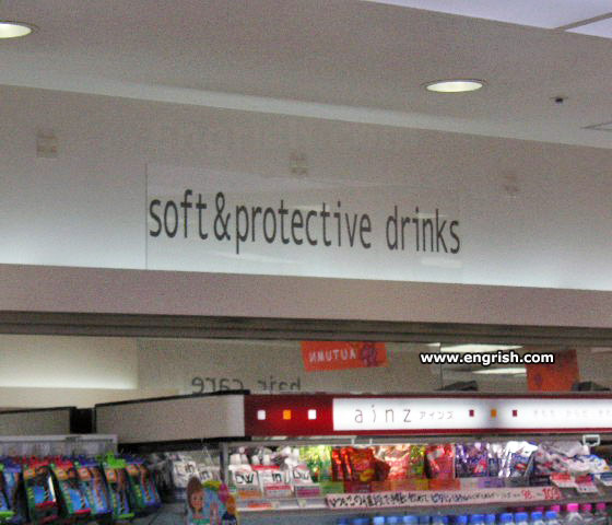 soft and protective drinks