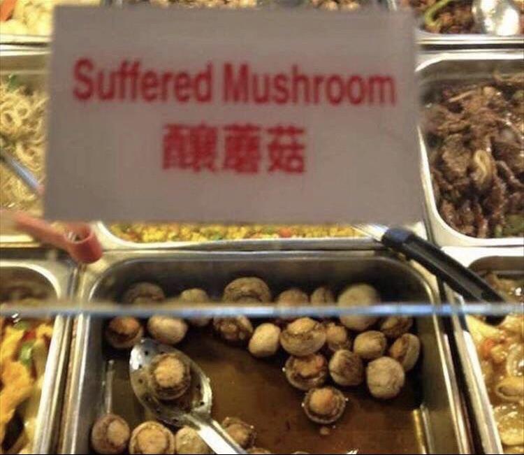 suffered mushroom