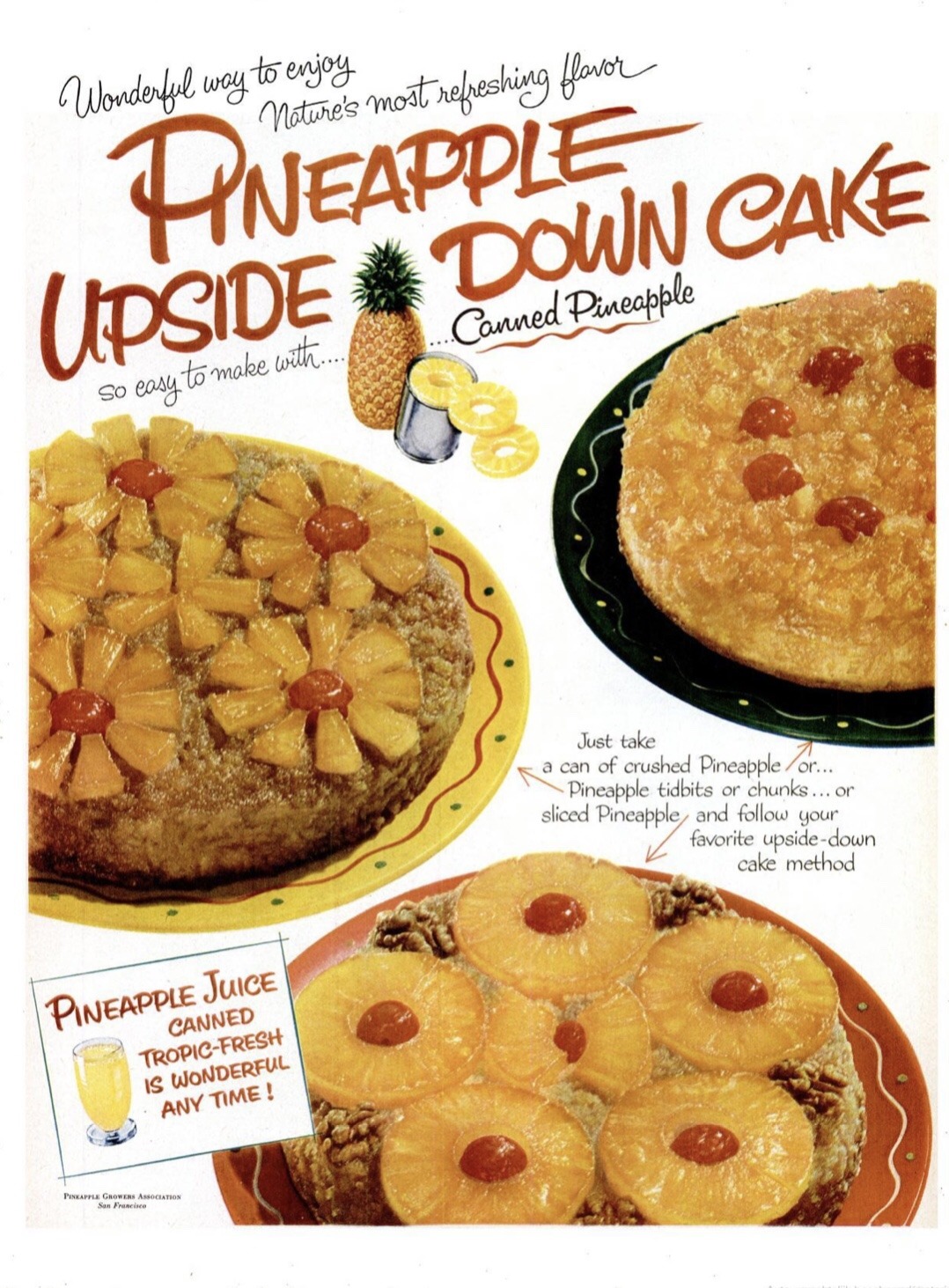 upside-down cake