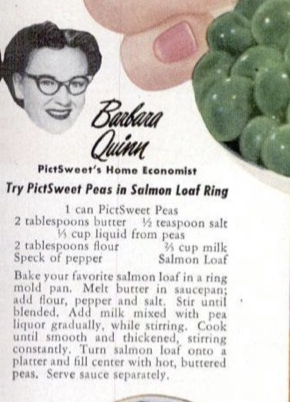 Peas In Salmon Loaf Ring