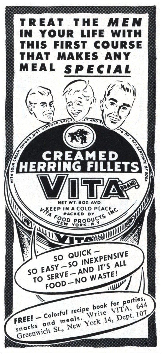 Creamed Herring Fillets