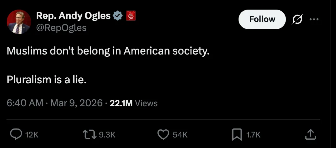 This is the most purely anti-American thing I've ever heard a politician say