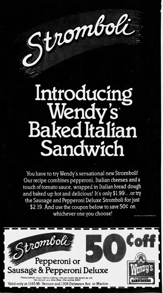 Wendy's Baked Italian Sandwich